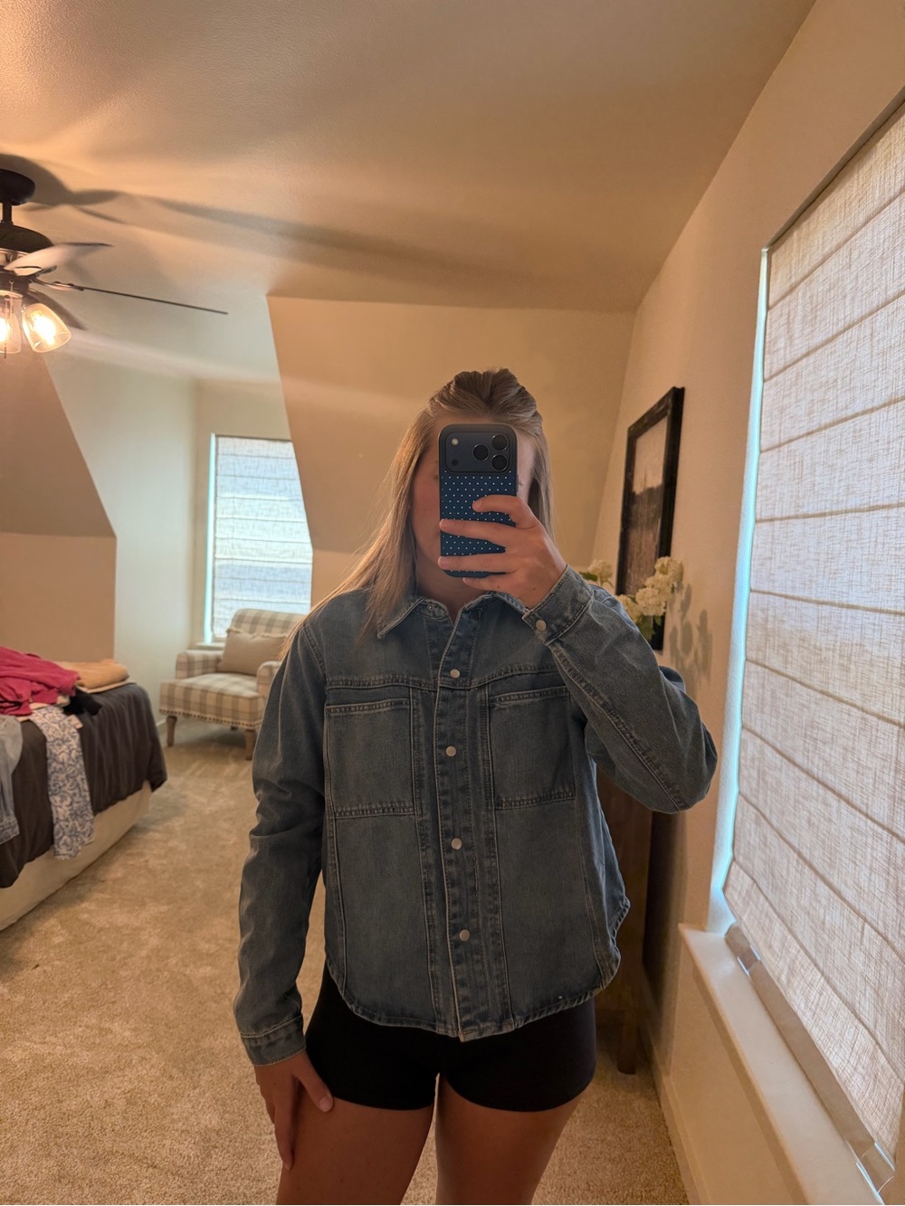 Classic Blue Denim Jacket for Women